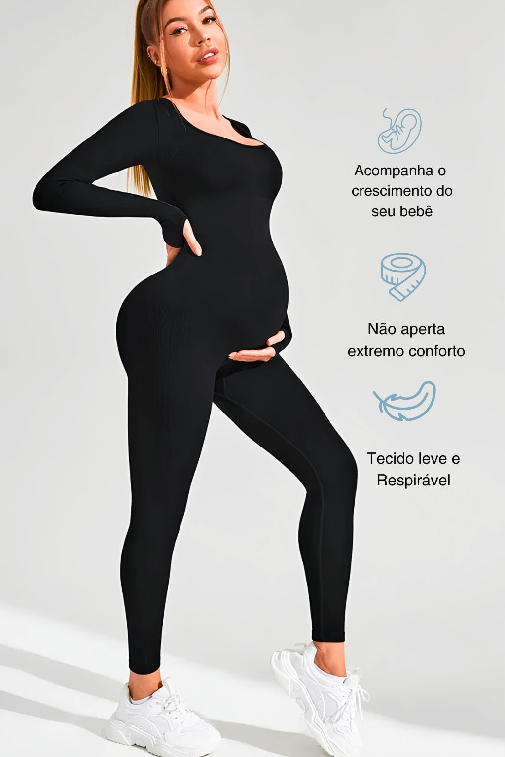 Macacão Maternidade Charlote