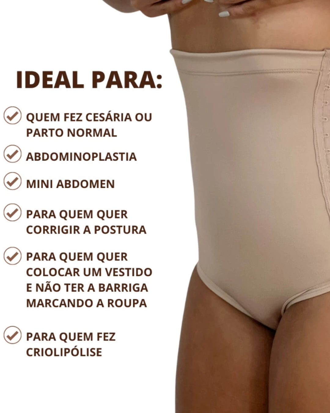 Cinta Feminina Pós Parto Modeladora