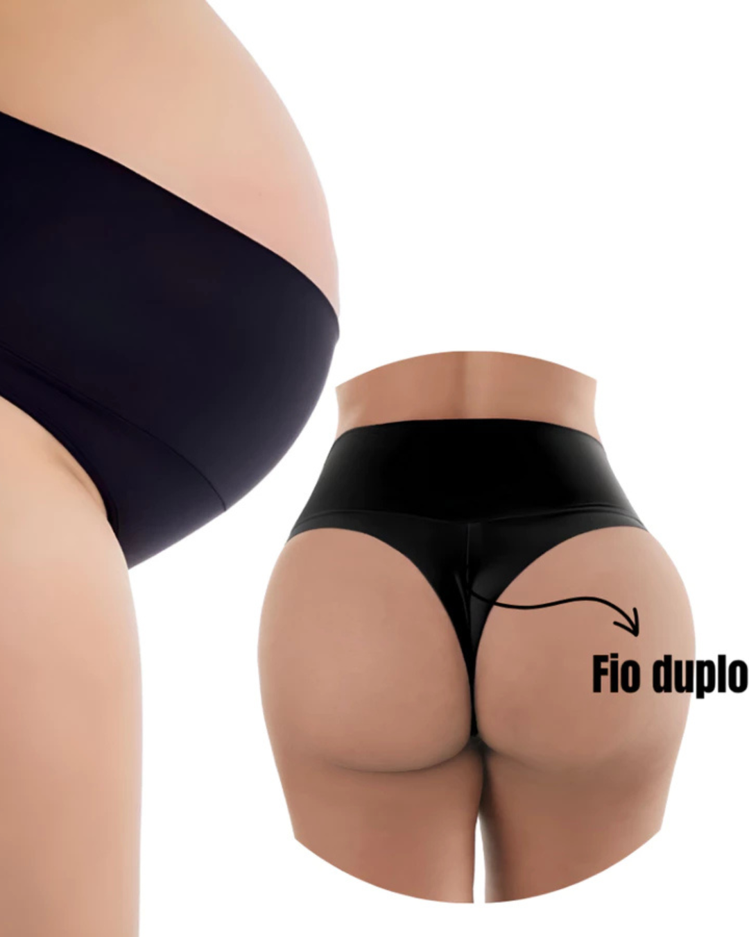 Kit Calcinha Cós Duplo Gestante e Pós Parto