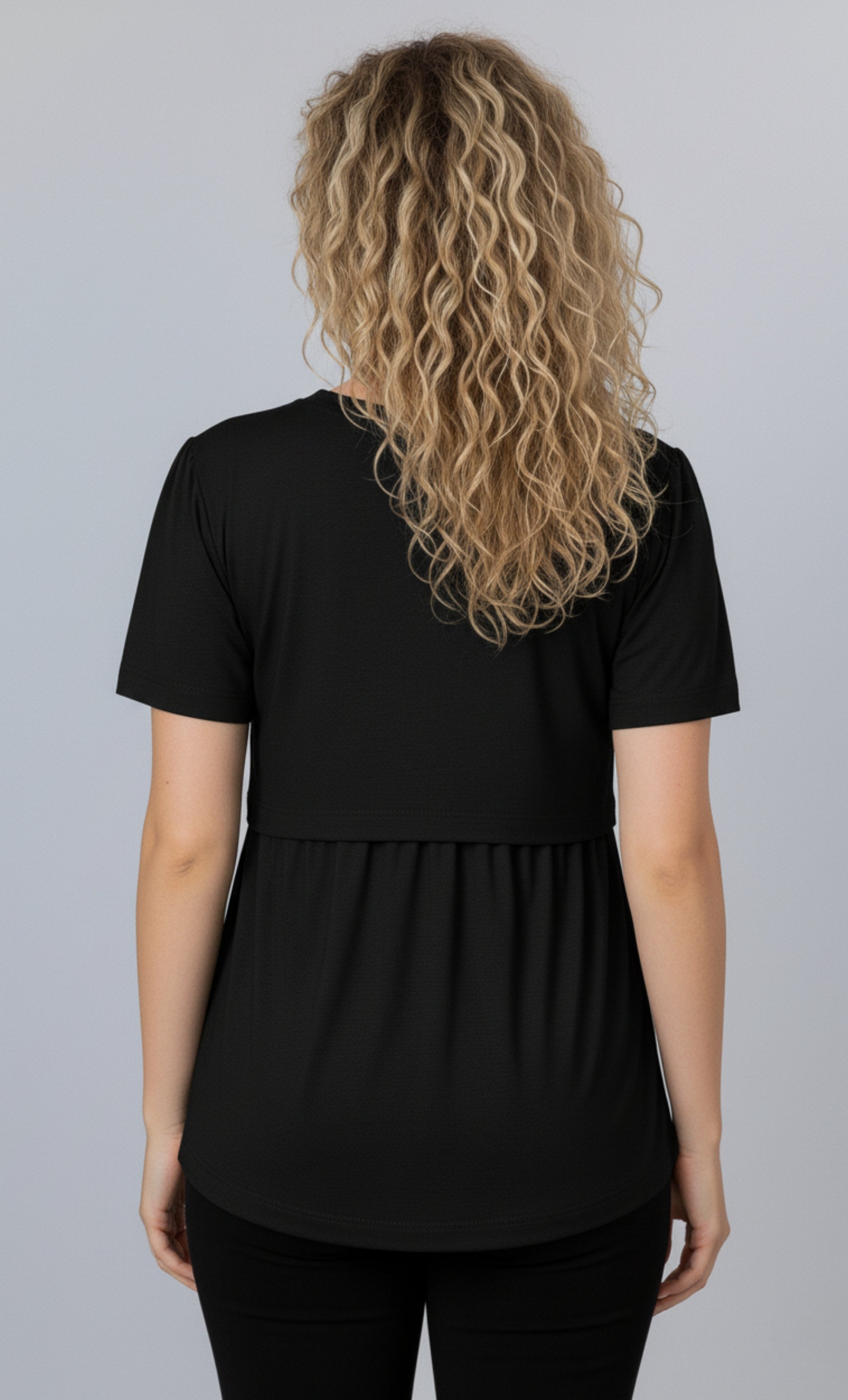 Blusa de amamentação gestante