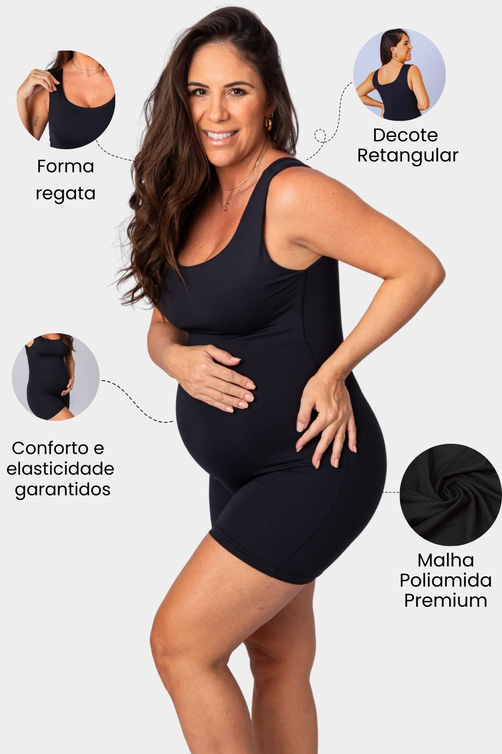 Macaquinho Confort Gestante