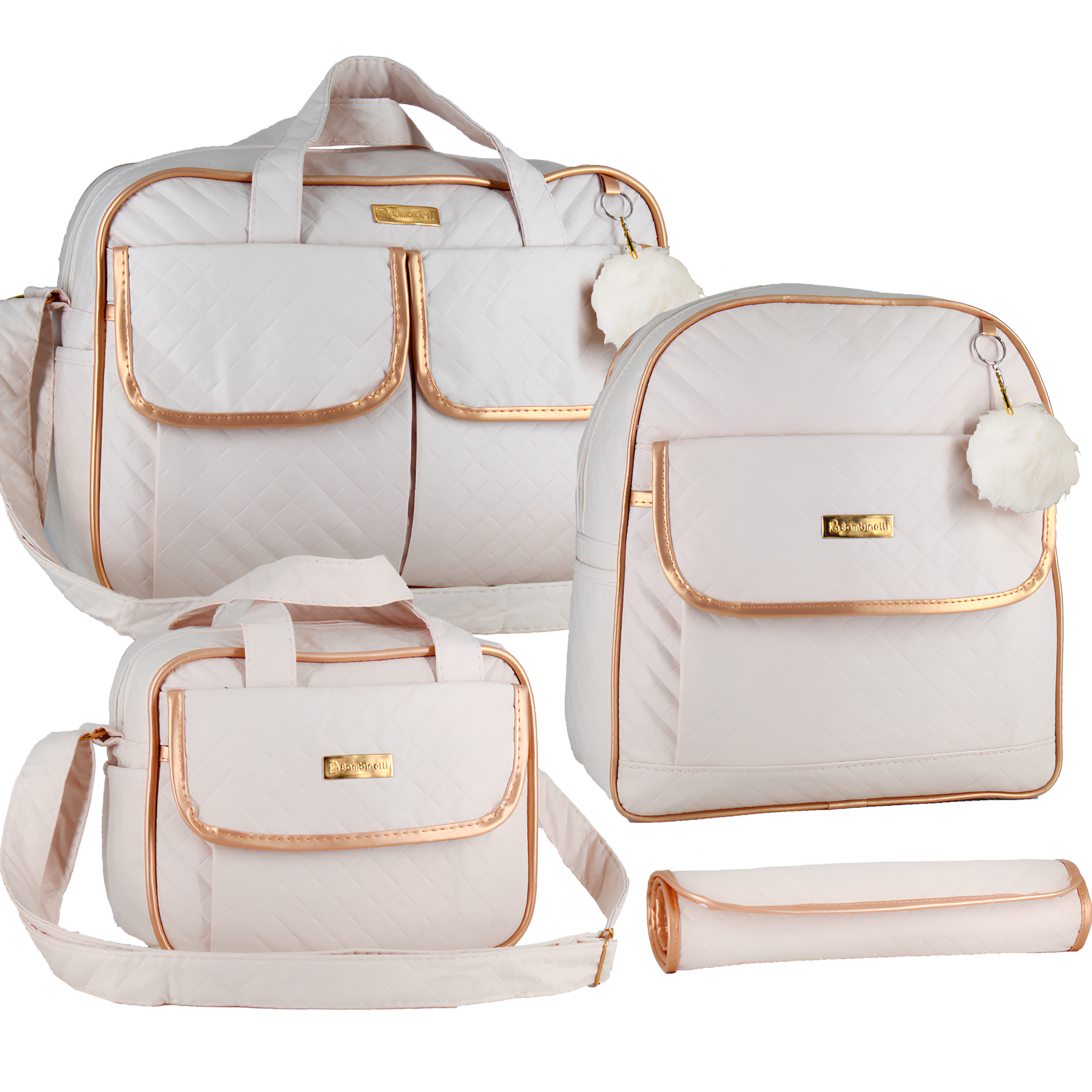 Kit 3 Bolsas De Maternidade Dulce Mãe