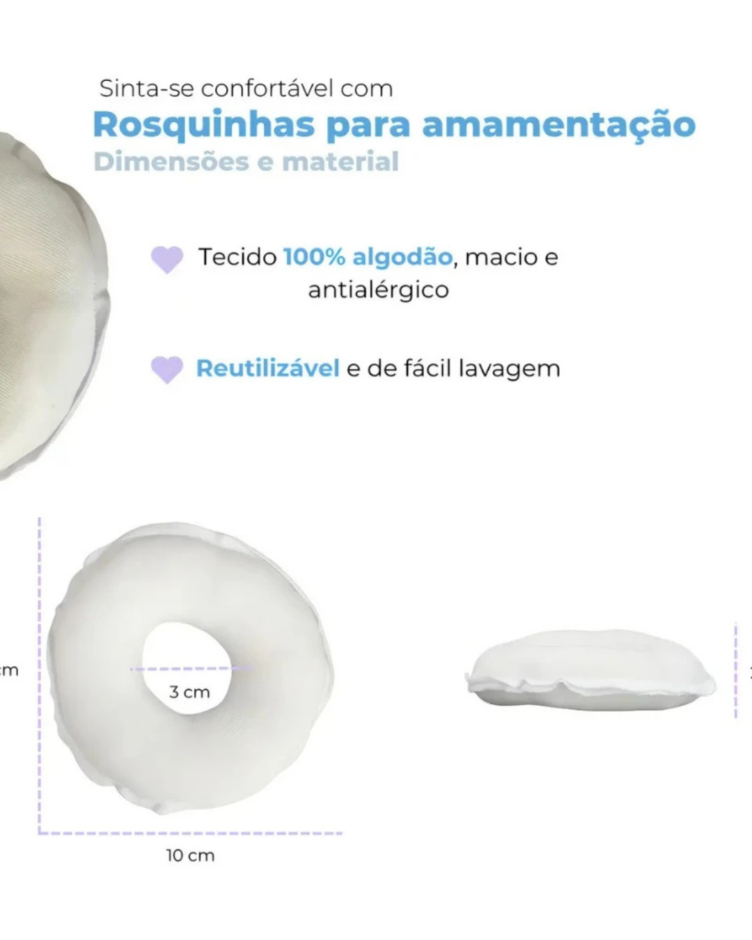 Kit 4 Rosquinhas de Amamentação