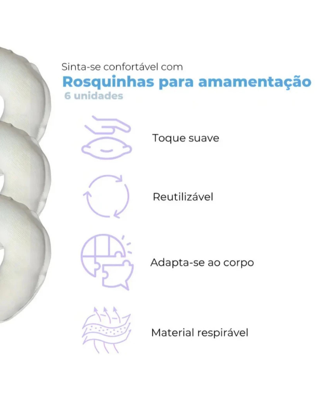 Kit 4 Rosquinhas de Amamentação