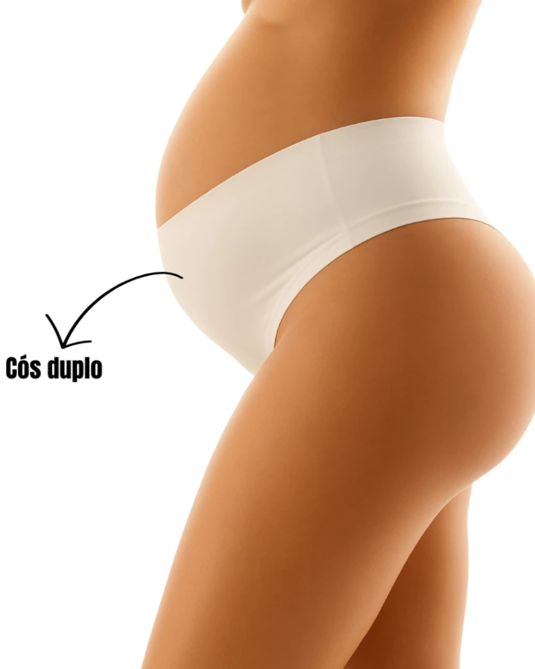 Kit Calcinha Cós Duplo Gestante e Pós Parto