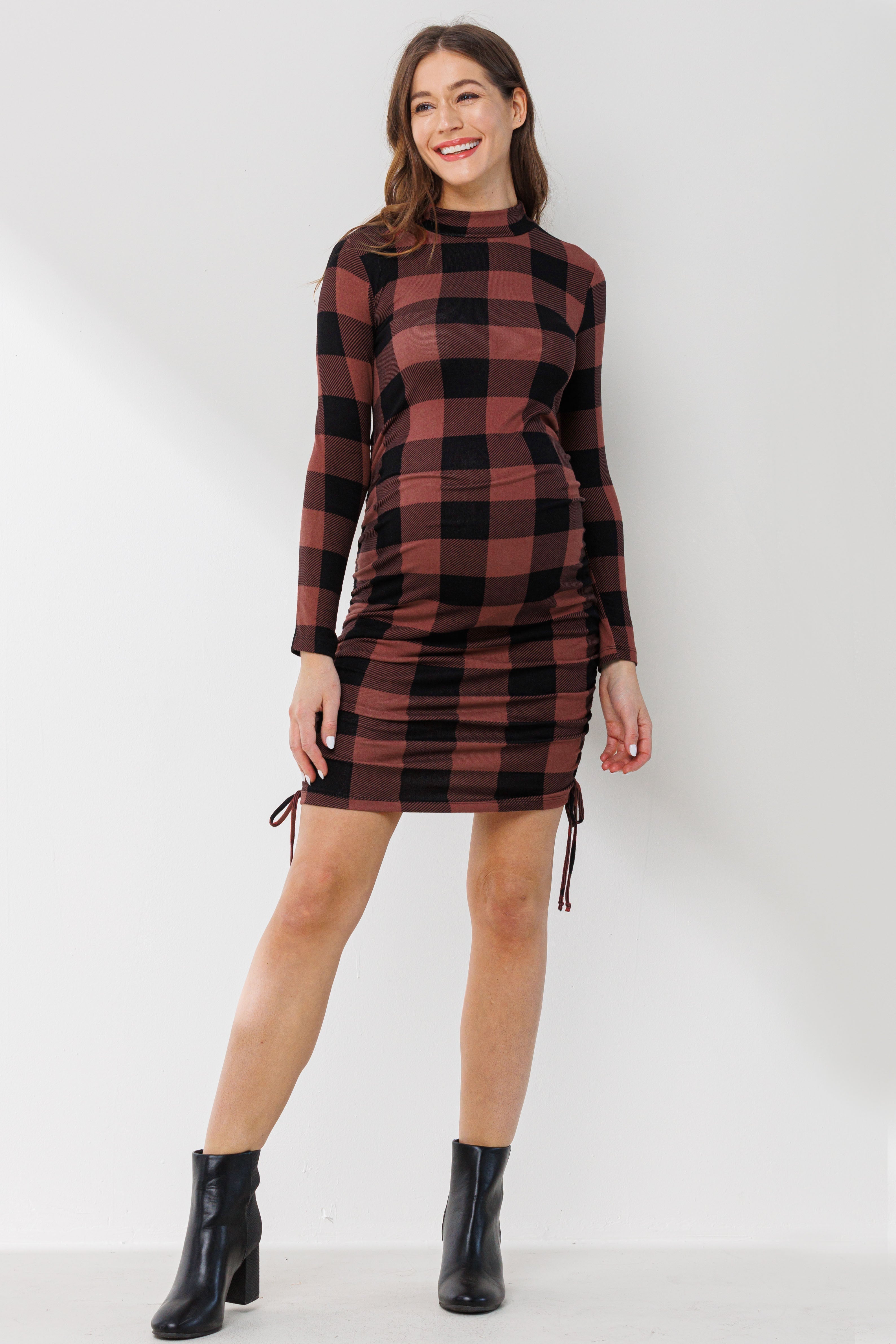 Vestido Chess Maternidade
