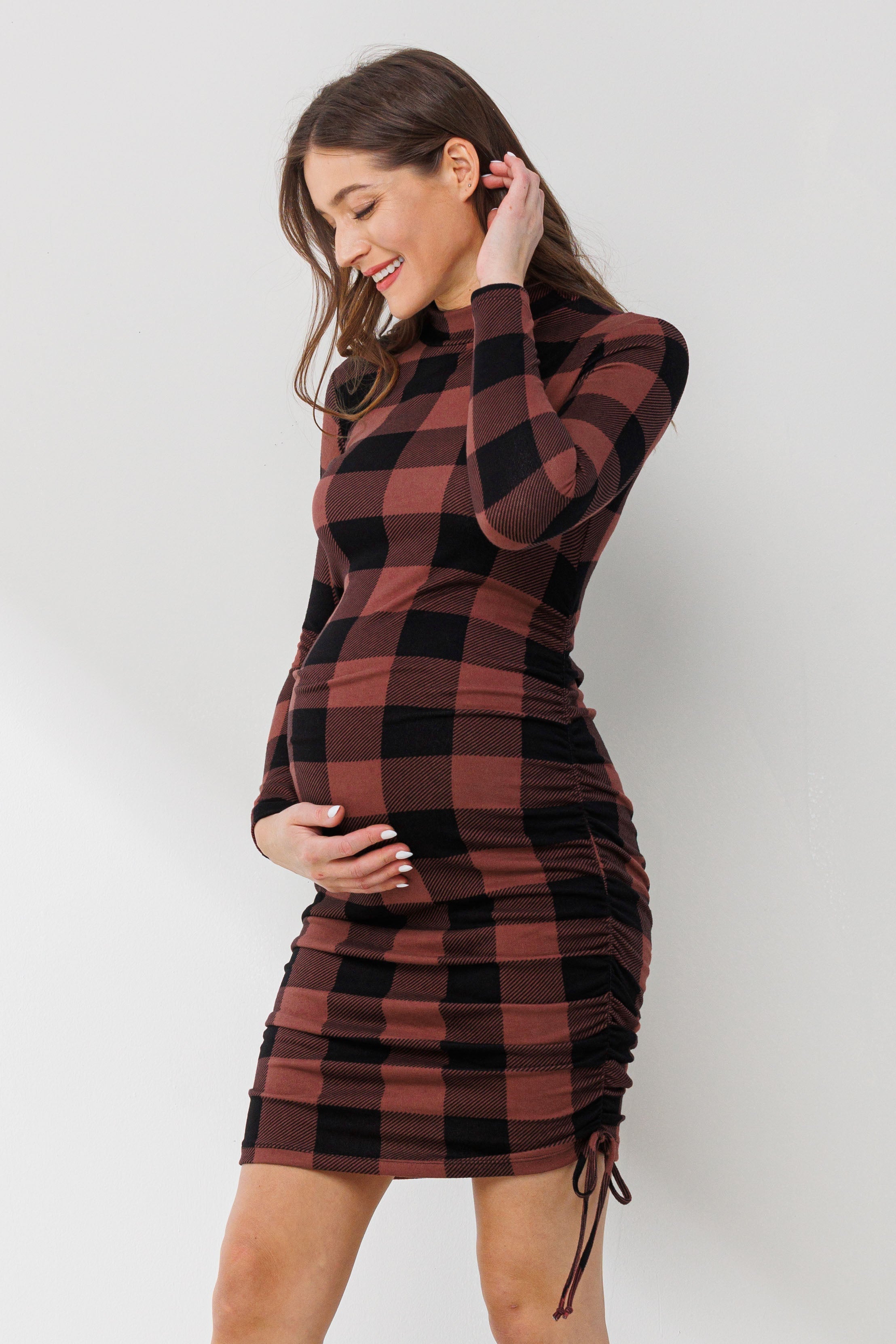 Vestido Chess Maternidade