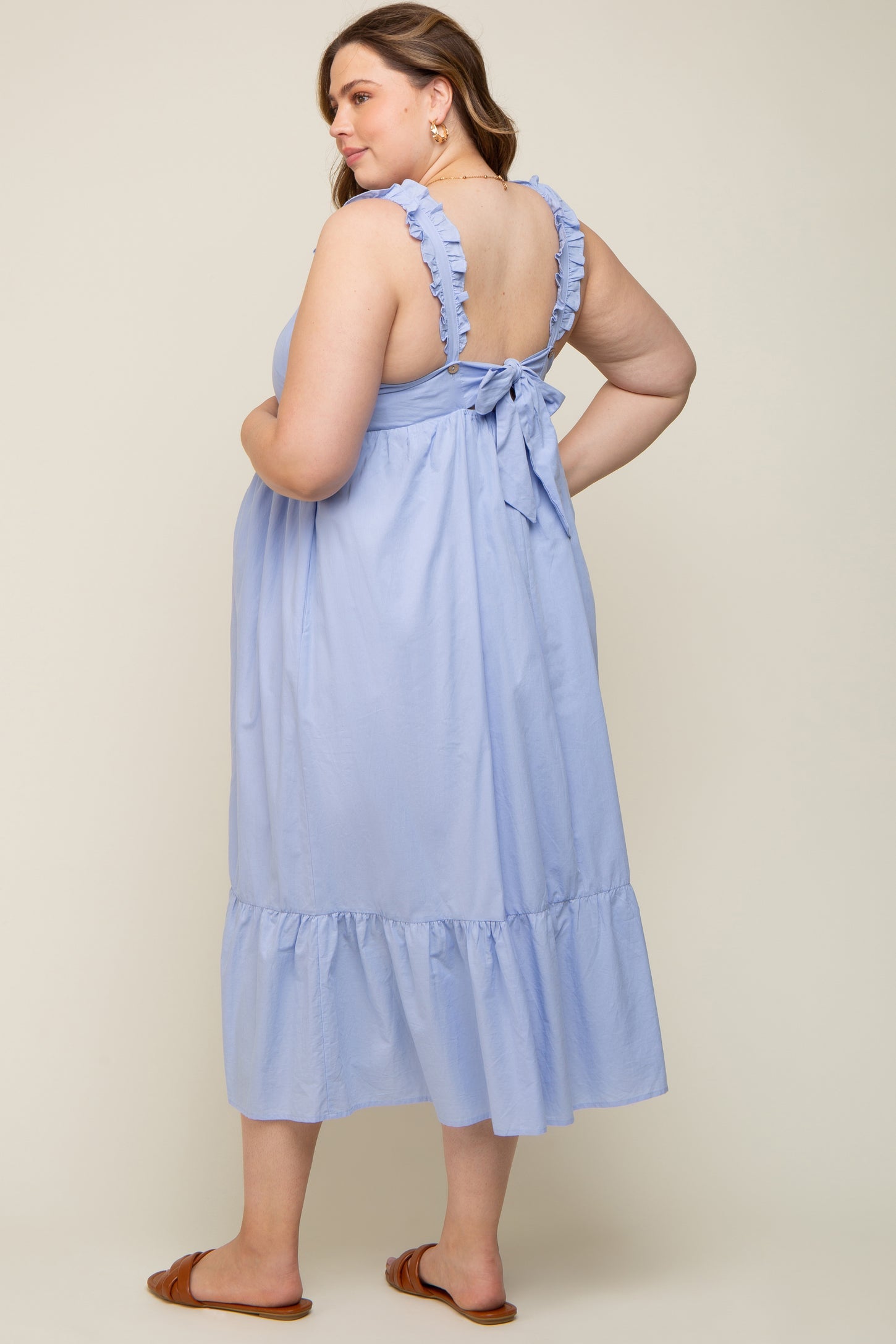 Vestido Maternidade Midi Sofia