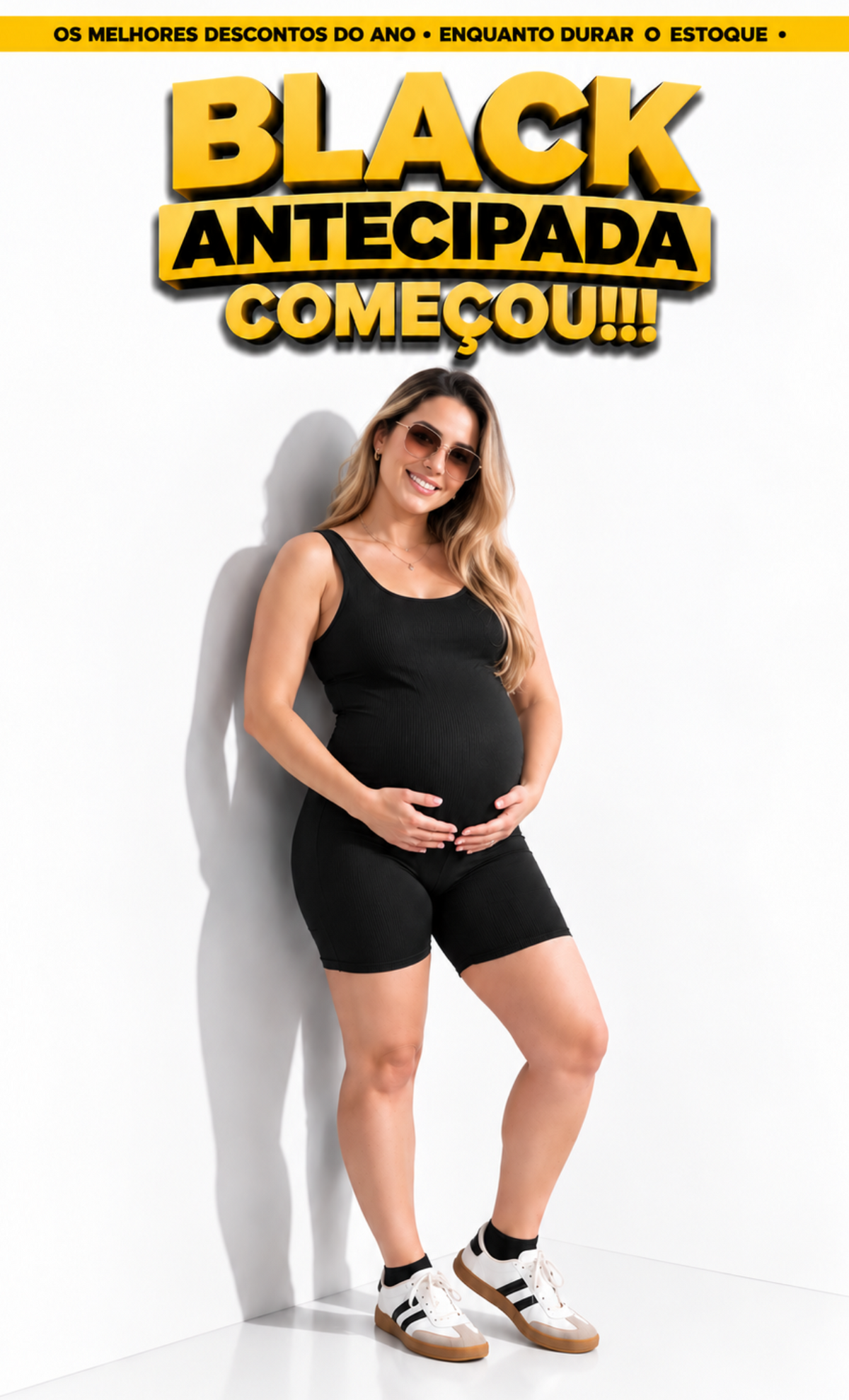 Combo Mamãe Black – Macacão + Macaquinho