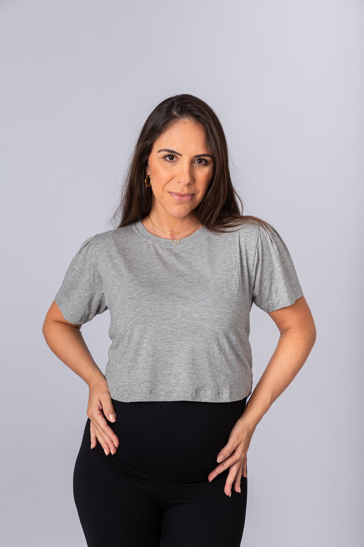 Blusa de amamentação gestante